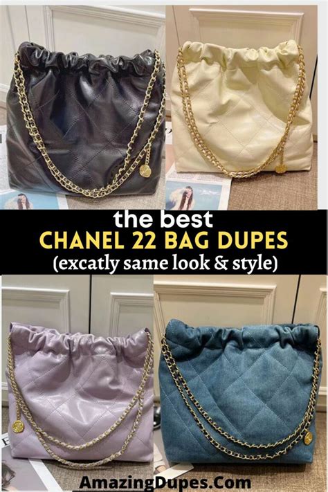 duplicate chanel bags|chanel 22 dupe bag.